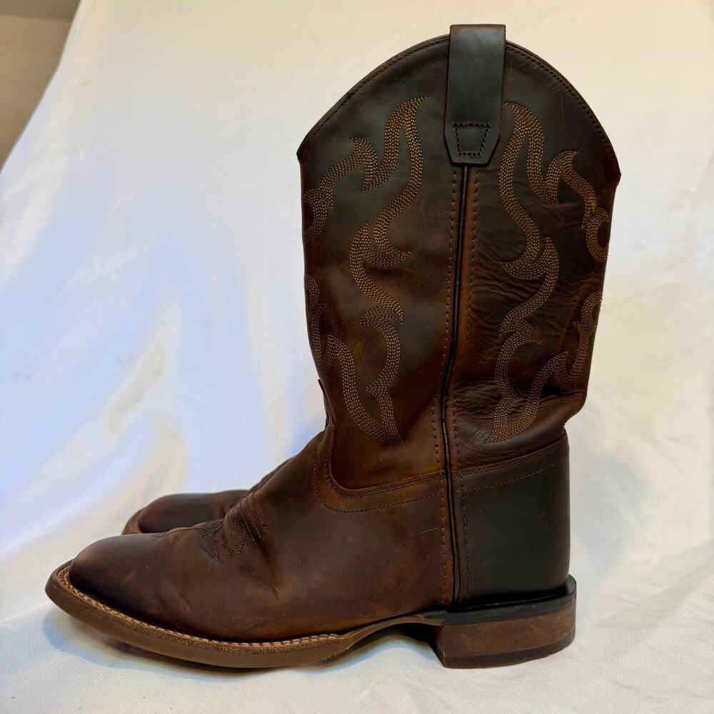 Cody James Brown Distressed Leather Western Cowboy Boots 6.0 D